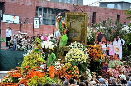 Фестиваль цветов, праздник, Мадейра, Аллегорический кортеж, 